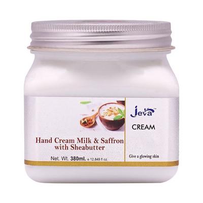 Jeva Milk and Saffron Hand Cream With Shea Butter 380 ml - Hand Creams