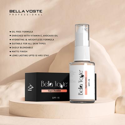 Bella Voste Liquid Foundation with SPF15 - Coffee (10) 30 ml - Foundation