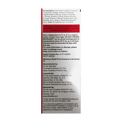 MOUNJARO 2.5 Kwikpen 0.6ml - Diabetes-Ant