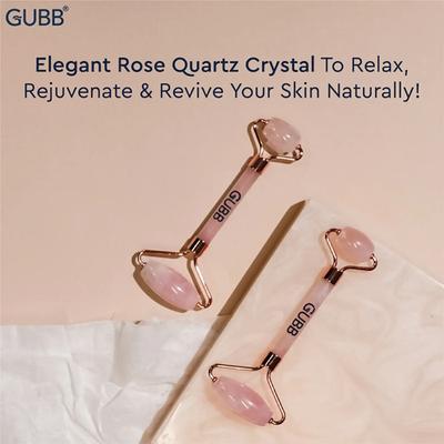GUBB Rose Quartz Face Roller 235 gm - Massagers