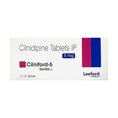 CILNIFORD 5 Tablet 10's - Hypertension-Cal