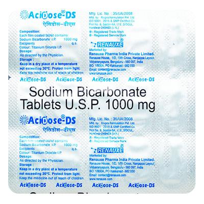 ACIDOSE DS Tablet 15's - Supplements-Ele