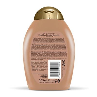 OGX Ever Straightening Brazilian Keratin Smooth Conditioner 385 ml - Conditioners