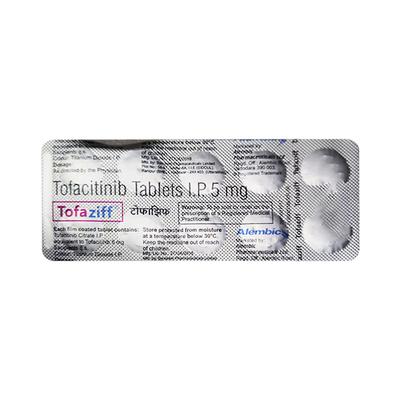TOFAZIFF 5mg Tablet 10's - Rheumatoid Arthritis-Dis
