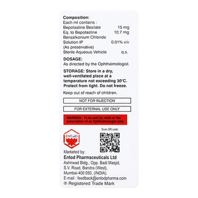 Optihist Bang Eye Drops 5ml - Eye Infections-Eaa