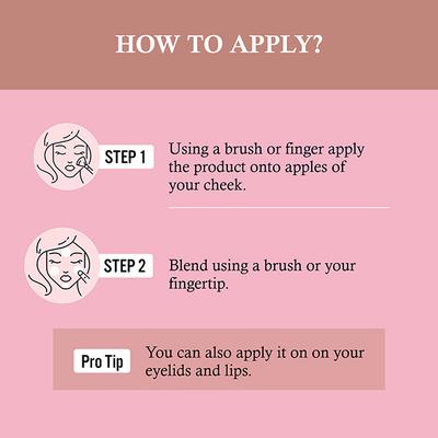 Insight Cosmetics Blusher - Strawberry Drip 3.5 gm - Blushes