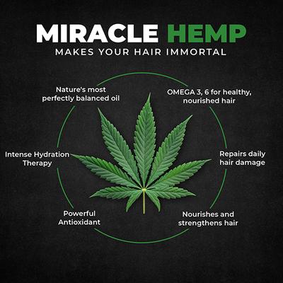 Beardo Hair Thickening Hemp Miracle Hair Oil 100ml - Hair Oils