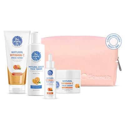 The Mom's Co. Natural Vitamin C Complete Face Care Routine Kit 1's - Scrubs & Exfoliants