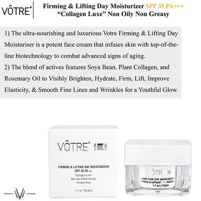Votre Firming & Lifting Collagen Luxe SPF 35 PA++ Day Moisturiser 50 gm - Face Moisturizers