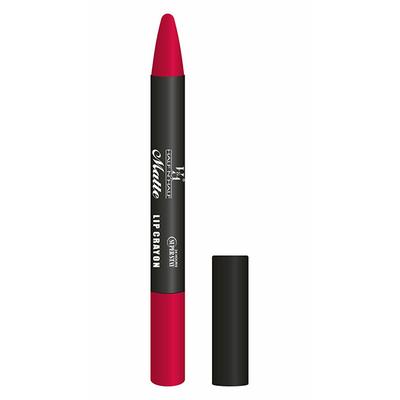 Half N Half Matte Lip Crayon, 24H Super Stay, 02 Go Red 3.5 gm - Lip Crayons