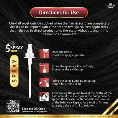 Chekfall 5% Solution 60ml - Hair Loss-Oth