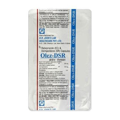 Olez DSR Capsule 10'S - Ulcer/Reflux/Flatulence-Aaa
