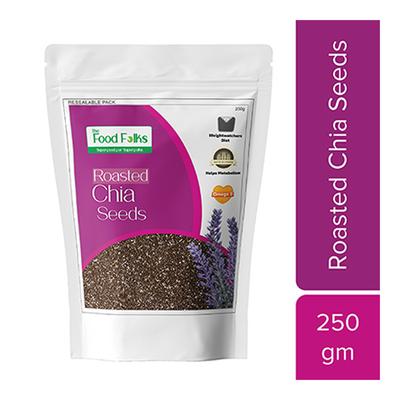 The Food Folks Roasted Chia Seeds 250 gm - Nutritional Bars