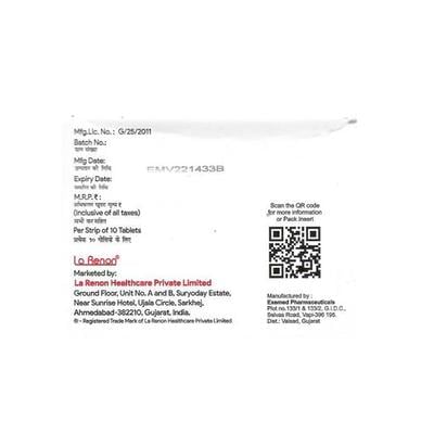 ROSLAREN B 40 Tablet 10's - High Cholesterol-Dys