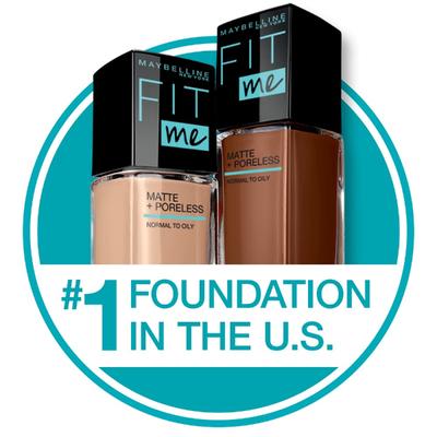 Maybelline New York Fit Me Matte+Poreless Liquid Foundation, 120 Classic Ivory 30 ml - Foundation