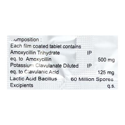 KLAVON 625 Tablet 6's - Bacterial Infections-Pen