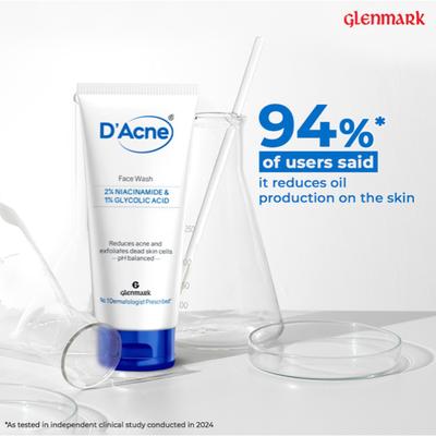 D Acne Soft Face Wash 100gm - Face Wash & Cleansers