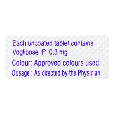 VOGLISTAT 0.3mg Tablet 10's - Diabetes-Ant