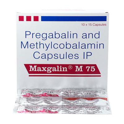 MAXGALIN M 75 Capsule 15's - Neuropathic Pain-Dru