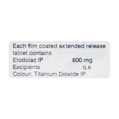 Etofree ER 600mg Tablet 10'S - Arthritis-Non