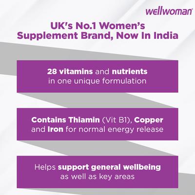 Wellwoman 70+ Multi-Vitamin Tablet 30's - Multi-Vitamins