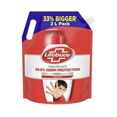 Lifebuoy Total 10 Activ Naturol Germ Protection Handwash Refill 2000 ml - Hand Wash & Soaps