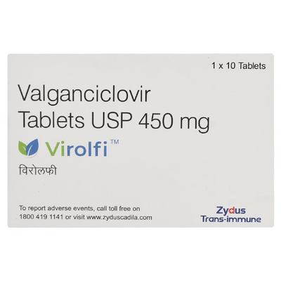 Virolfi 450mg Tablet 10'S - Viral infections-Ant