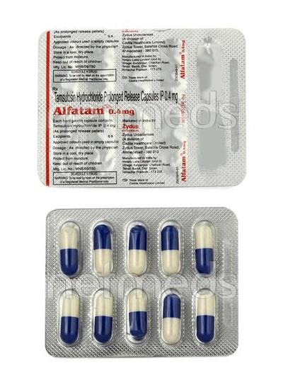 Alfatam 0.4mg Capsule 10'S - Bladder And Prostate Disorders-Dru