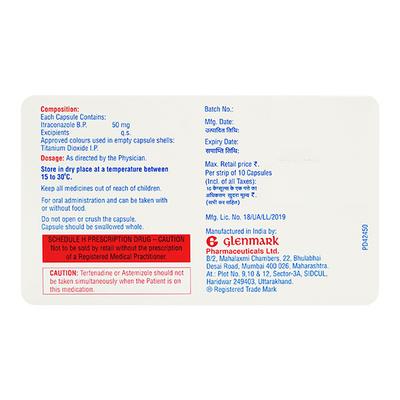 CANDITRAL SB Capsule 10's - Fungal Infections-Anf