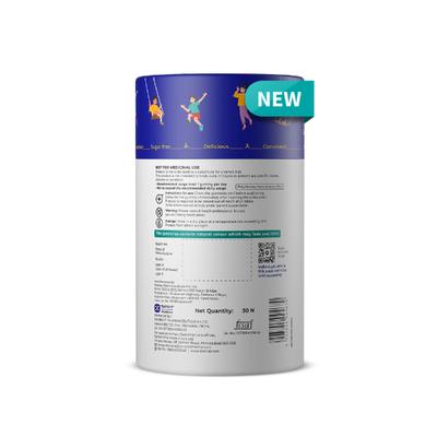 Shelcal Pro Kids Sugar free Gummies - Lemon, Orange & Mixed Berries Flavours 30's - Multi-Vitamins