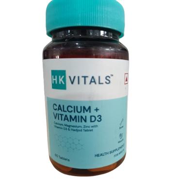 HealthKart HK Vitals Calcium + Vitamin D3 Tablet 60's - Multi-Vitamins
