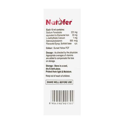 NATOFER Delicious Mango Flavor Syrup 200ml - Supplements-Vam