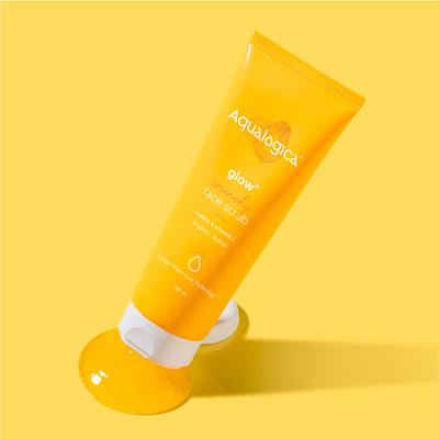 Aqualogica Glow Plus Crunchy Face Scrub 100 ml - Scrubs & Exfoliants