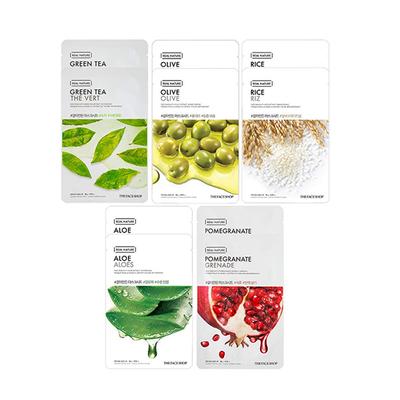 The Face Shop Unisex Real Nature Bestseller Face Masksheet (Pack Of 10) - Masks & Peels