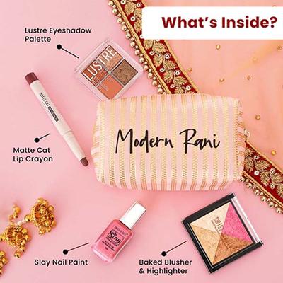 Swiss Beauty Modern Rani Pouch for Wedding 26.5 gm - Makeup Pouches