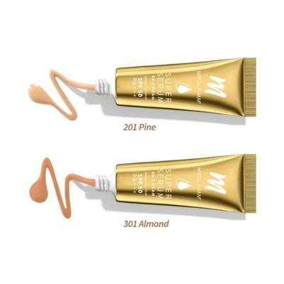 Myglamm Super Serum Bb Cream with Hyaluronic Acid SPF 50 PA+++ 201 Pine 15gm - Contour