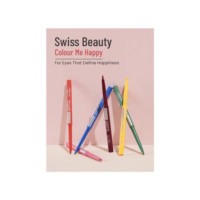 Swiss Beauty Colour Me Happy Eyeliner- Pink Alperose 0.4 gm - Eyeliners