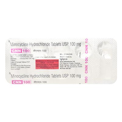 CNN 100mg Tablet 10'S - Bacterial Infections-Tet