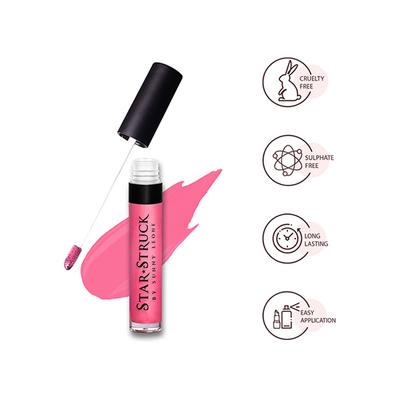 Star Struck By Sunny Leone Liquid Lip Color - Pink Peony 5.5 ml - Lip Glosses