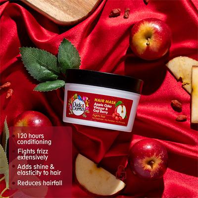 Buds & Berries Apple Cider Vinegar and Goji Berry Hair Masks 200 ml - Hair Masks & Packs