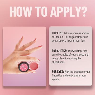 Swiss Beauty Lip, Cheek And Eyeshadow Tint, Shade - Fruity Fig 8 gm - Lipsticks