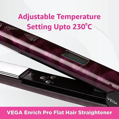 VEGA Enrich Hair Straightener (VHSP-02) 1gm - Straighteners