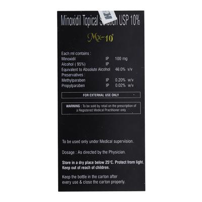 MX 10% Topical Solution 60ml - Hair Loss-Oth