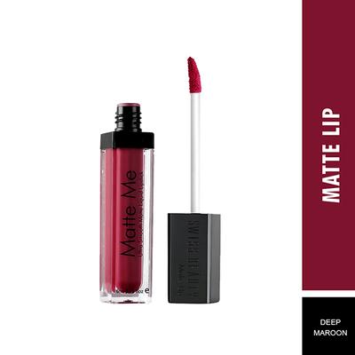 Swiss Beauty Ultra Smooth Matte Liquid Lipstick - (Deep Maroon) 6 ml - Liquid Lipsticks