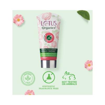 Lotus Organics Divine Soothing Hand Creme 50 gm - Hand Creams