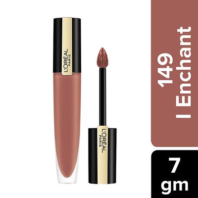 L'Oreal Paris Rouge Signature Matte Liquid Lipstick, 149 I Enchant 7 Gm - Lipsticks