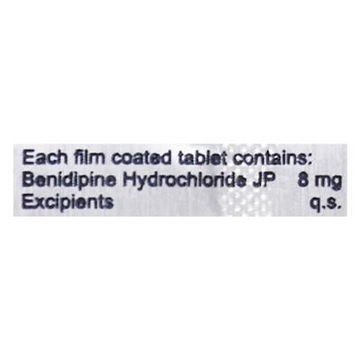 Bengreat 8mg Tablet 10'S - Hypertension-Cal
