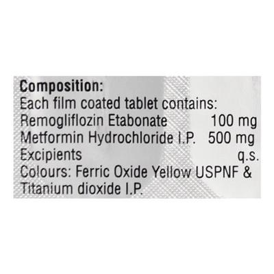 REMO M 500mg Tablet 10's - Diabetes-Ant