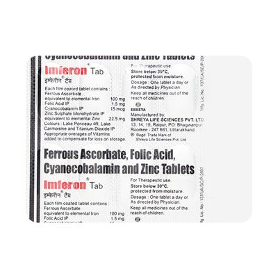 Imferon Tablet 10'S - Iron Supplement/Anaemia-Vma