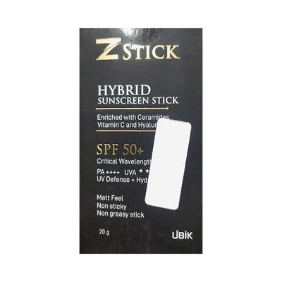Z STICK HYBRID SPF 50 + PA ++++ UVA UV DEFENSE +HYDRATION SUNSCREEN Stick 20g - Sun Protectors-Emo